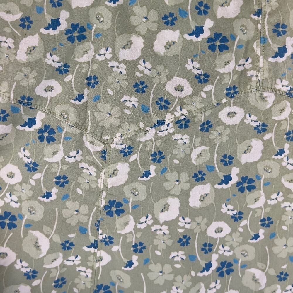 Venezia Green Floral A-Line Skirt - Picture 3 of 9